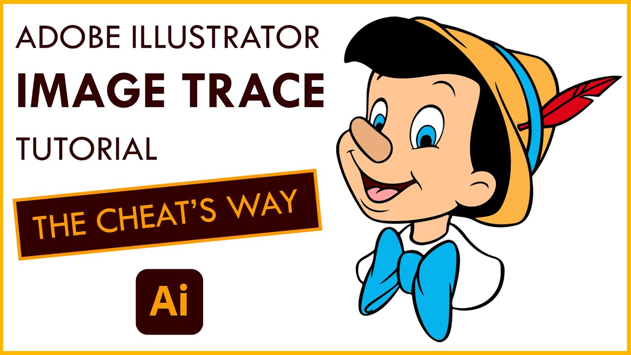 Трассировка изображения — учебное пособие по Adobe Illustrator