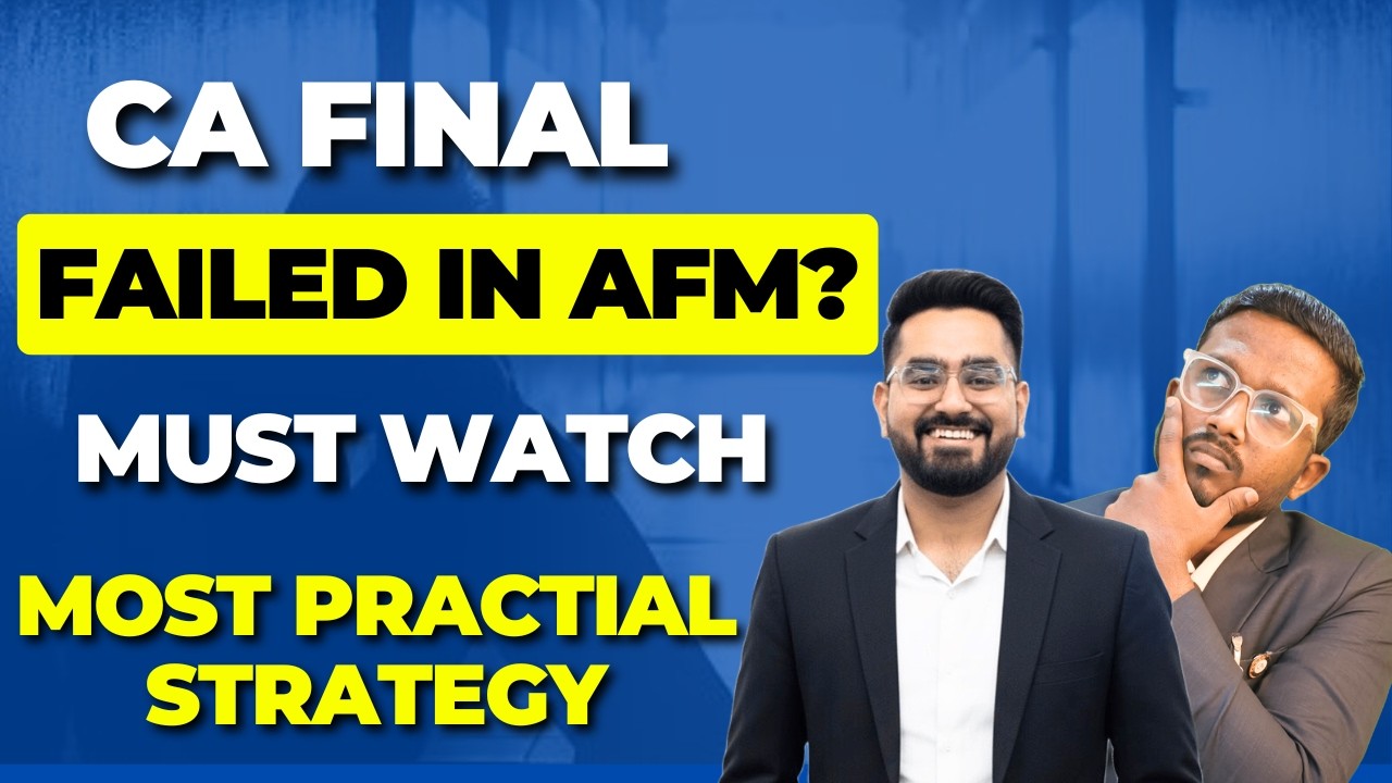 What Exactly Went WRONG? | Complete AFM Strategy | HONEST & PRACTICAL | CA Final | Nikhil Monga