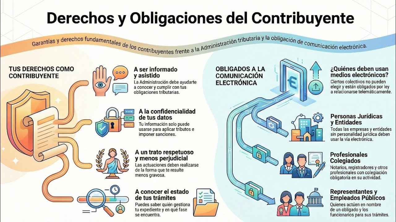Tema 4 LGT | Los obligados tributarios y derechos del contribuyente | Agente de Hacienda