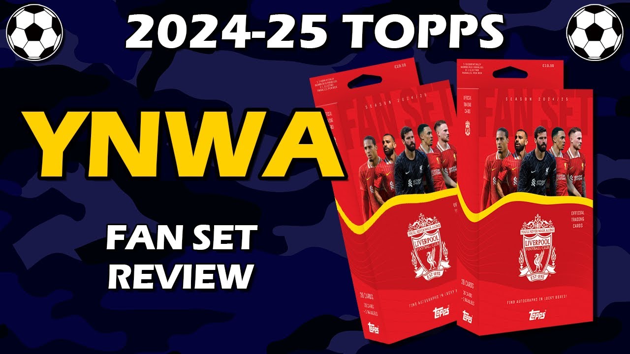 2024-25 Topps Liverpool Fan Set Soccer Box Review