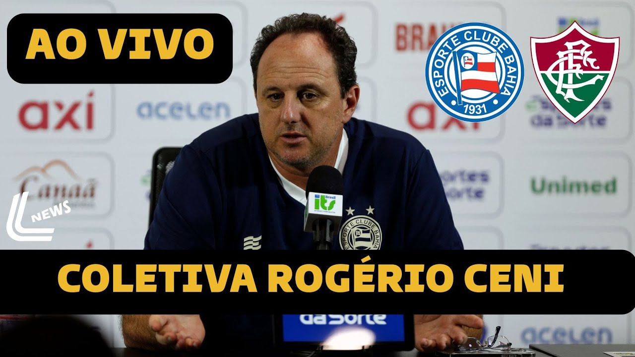 COLETIVA ROGÉRIO CENI AO VIVO - BAHIA X FLUMINENSE DIRETO DO MARACANÃ - COPA DO BRASIL