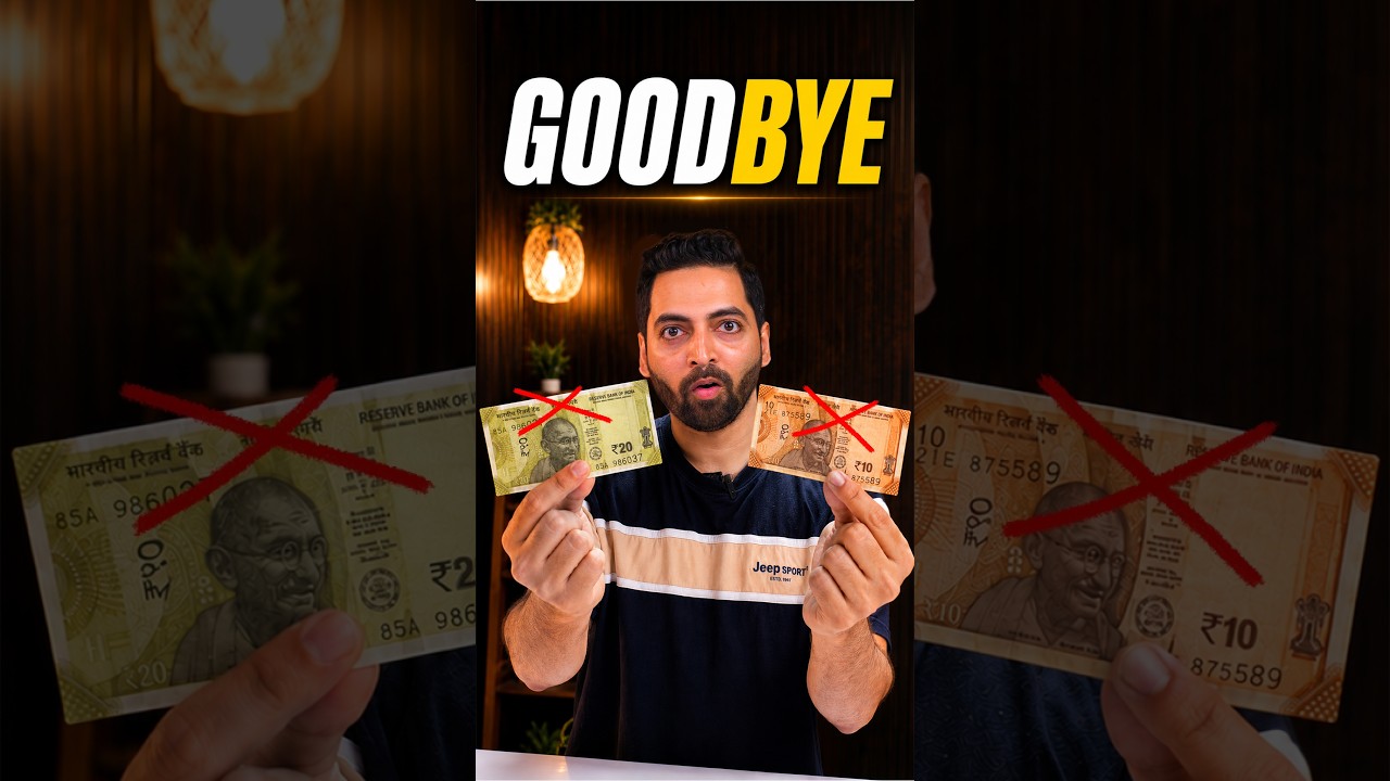 Goodbye ₹10 & ₹20 Notes 😓 #shorts