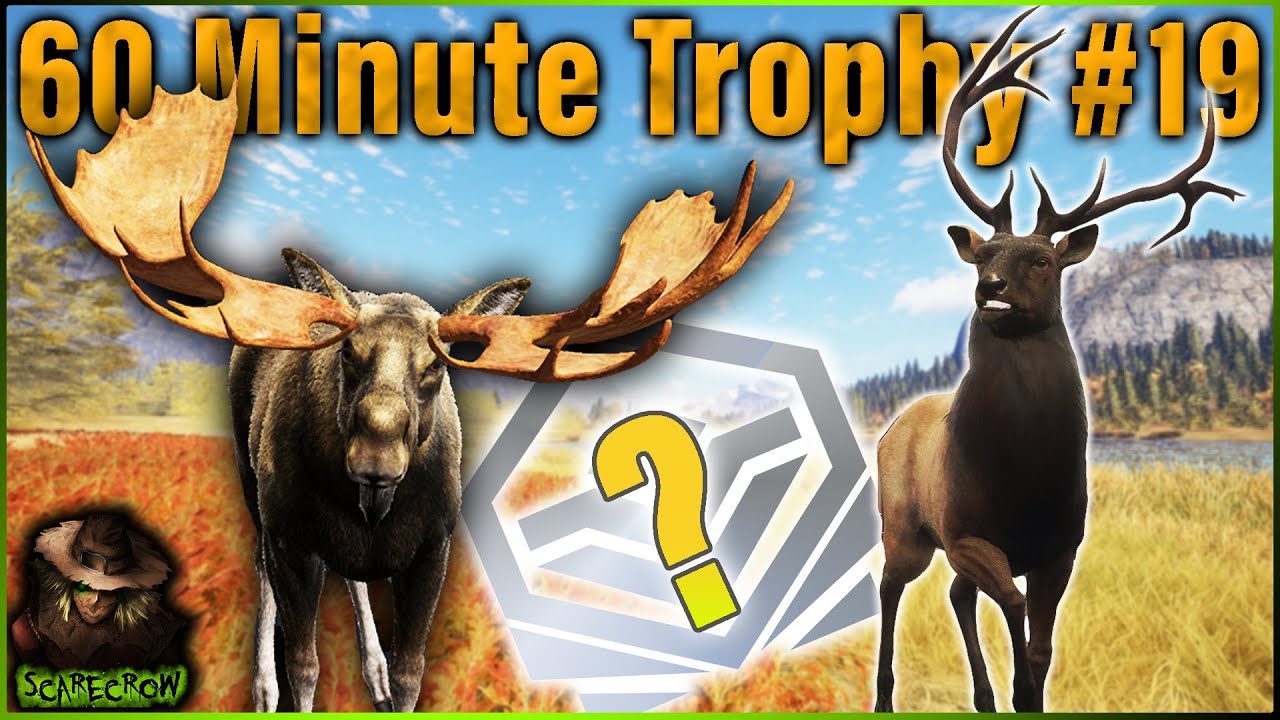 The Most WONKY Elk & A Level 5 Moose! 60 Minute Trophy Challenge Episode #19