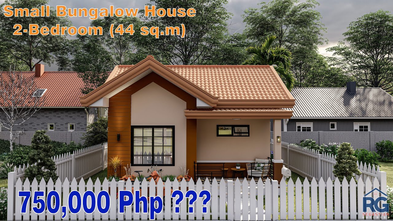 Small Bungalow House - 2 Bedroom ( 44 sq.m)