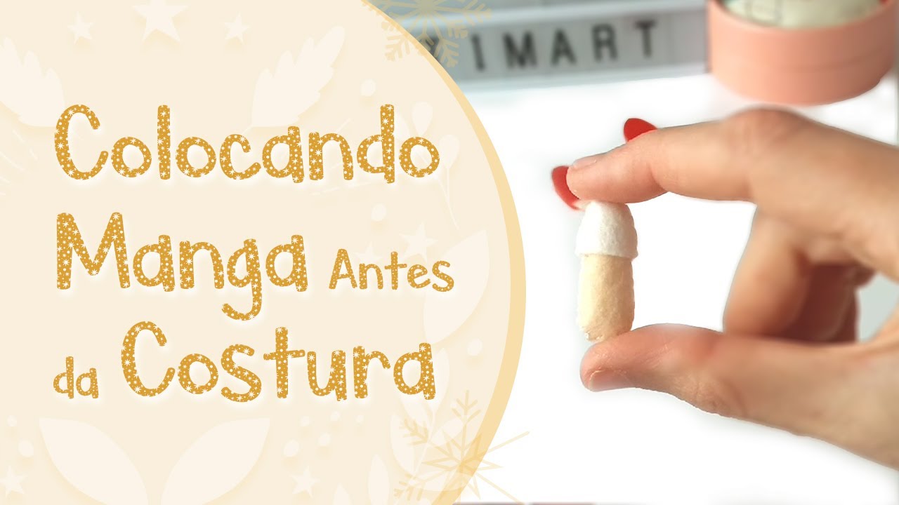 PASSO A PASSO - Colocando mangas nos bracinhos antes da costura