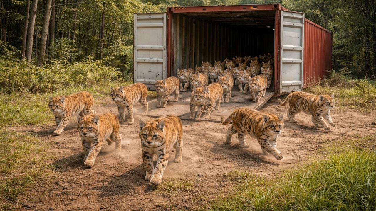 Soltaron 40 Gatos En Un Bosque Europeo Y, Años Después… Ocurrió Un Milagro