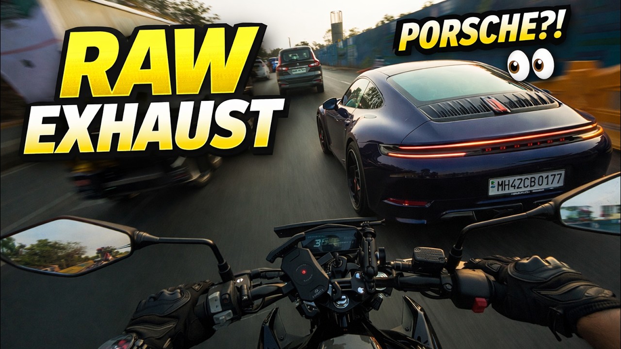 Xtreme 125R Raw Exhaust POV 🔥 | Didn’t Expect This Porsche 👀