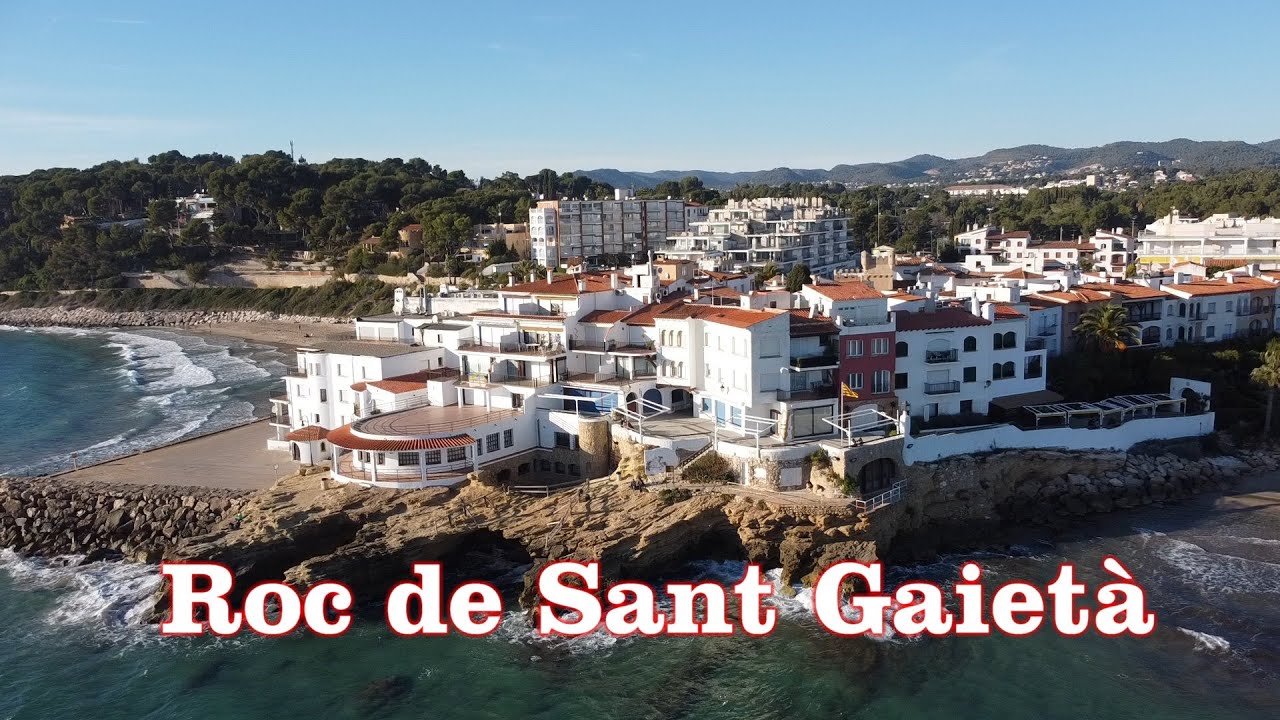 DRON EN ROC DE SANT GAIETÀ DE RODA DE BARÁ  (TARRAGONA, ESPAÑA)
