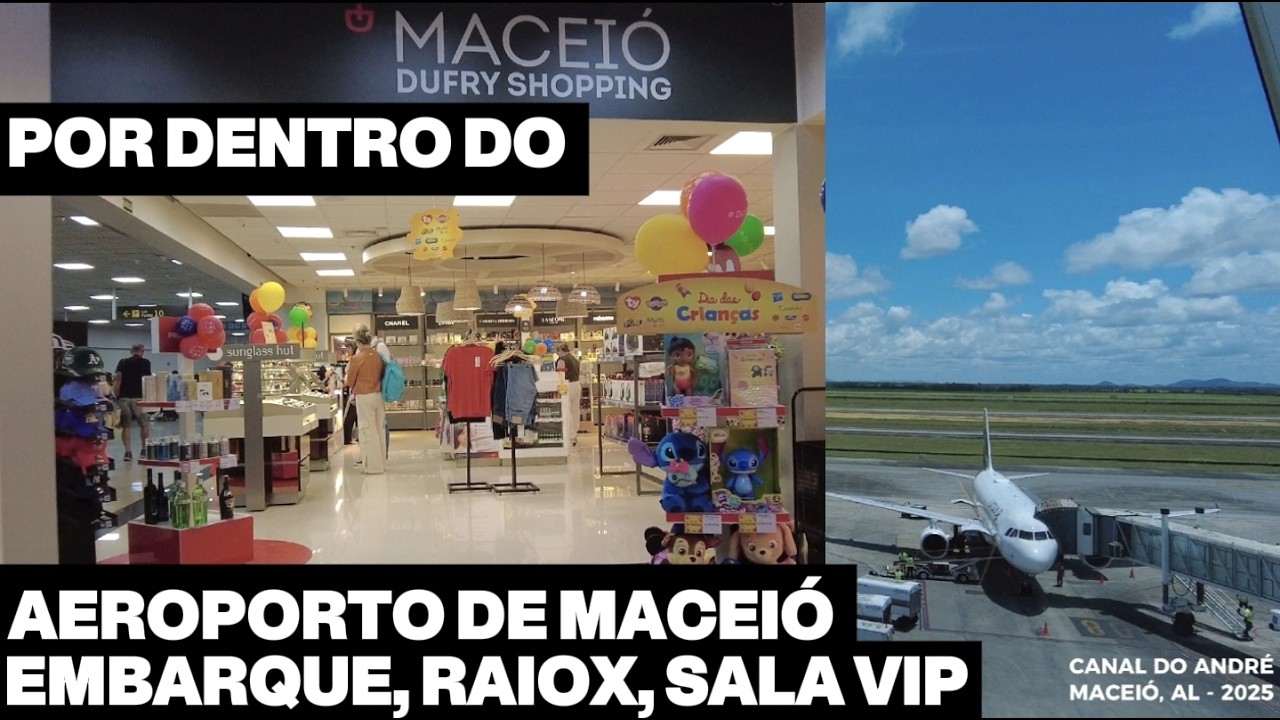CONHEÇA O AEROPORTO MACEIÓ INTERNACIONAL (MCZ): Embarque, Desembarque, Raio X e Sala VIP!
