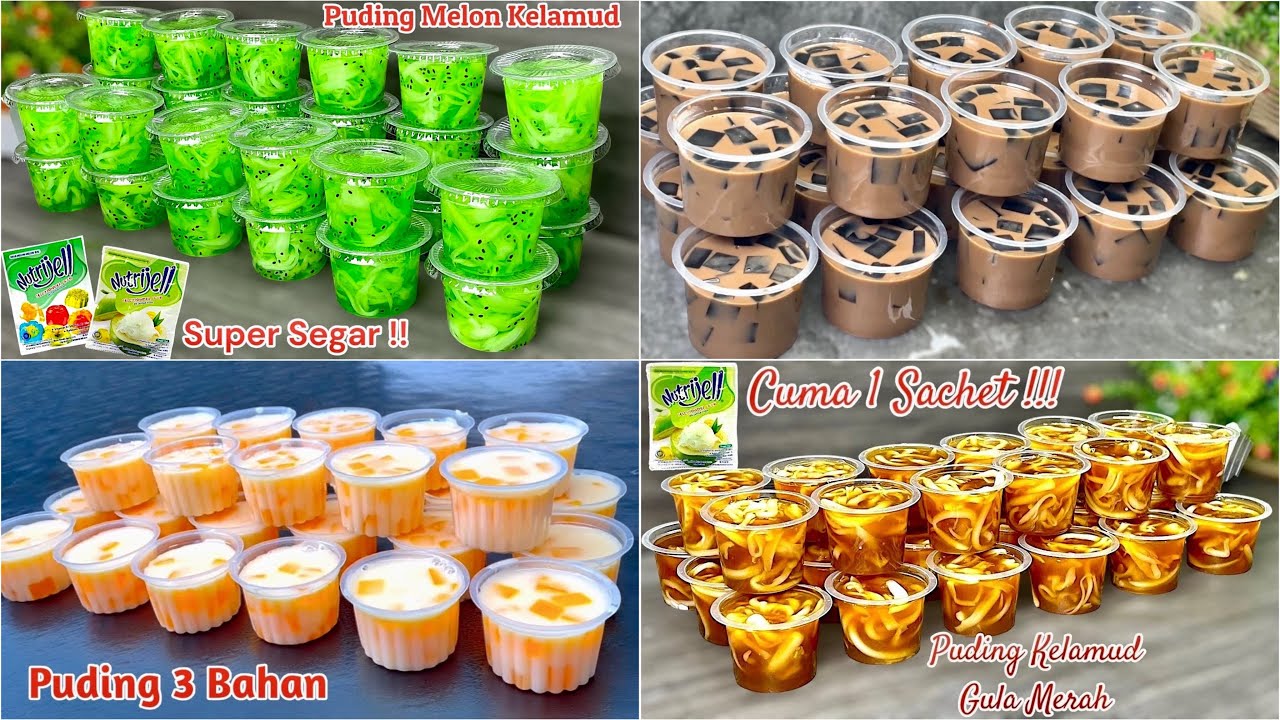 4 Resep Ide jualan Puding Cup Mudah, Simpel, dan Enak 