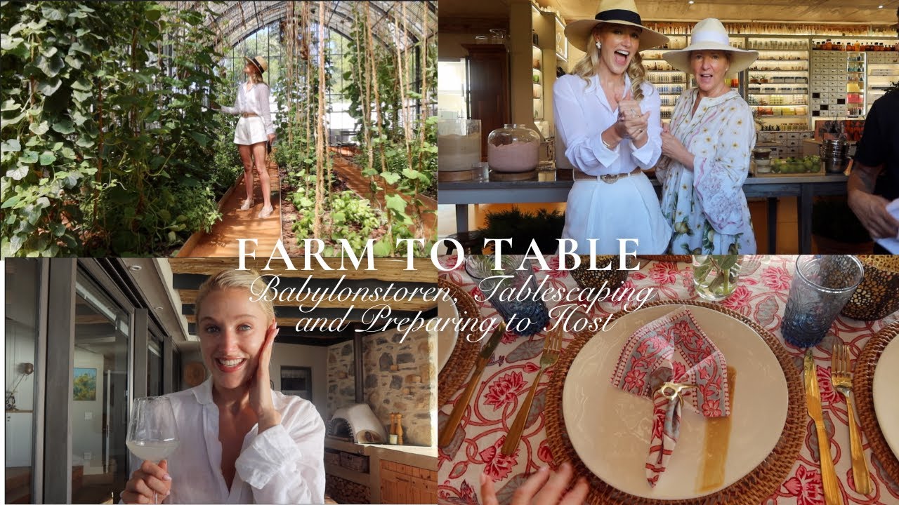 FARM TO TABLE | EXPLORING SOUTH AFRICA | GARDEN INSPIRATION, TABLESCAPING & PREPARING TO HOST