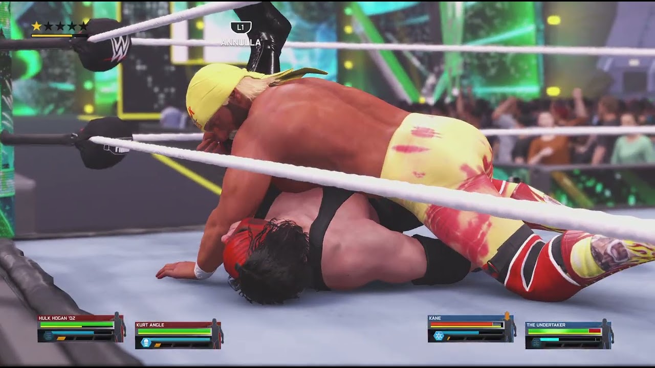 Hulkh khogan - Kurth anghle VS The Undertaker - Kane!