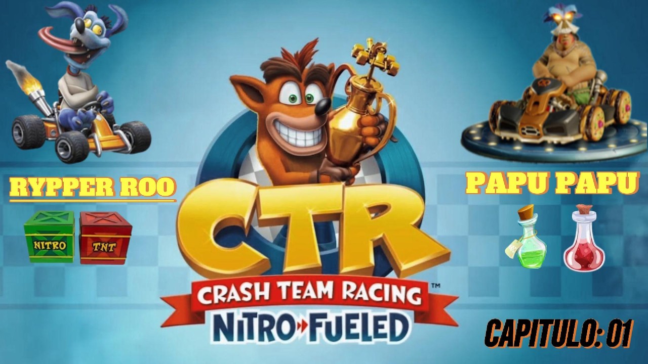 ¡Crash Team Racing Nitro Fueled UN CLASICO DE CLASICOS¡
