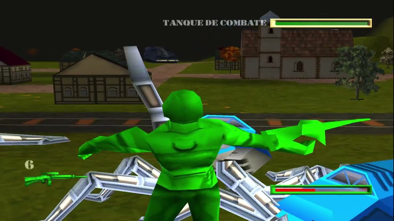 Batalla en la maqueta gigante de trenes - Army Men: Sarge's Heroes 2 en Español