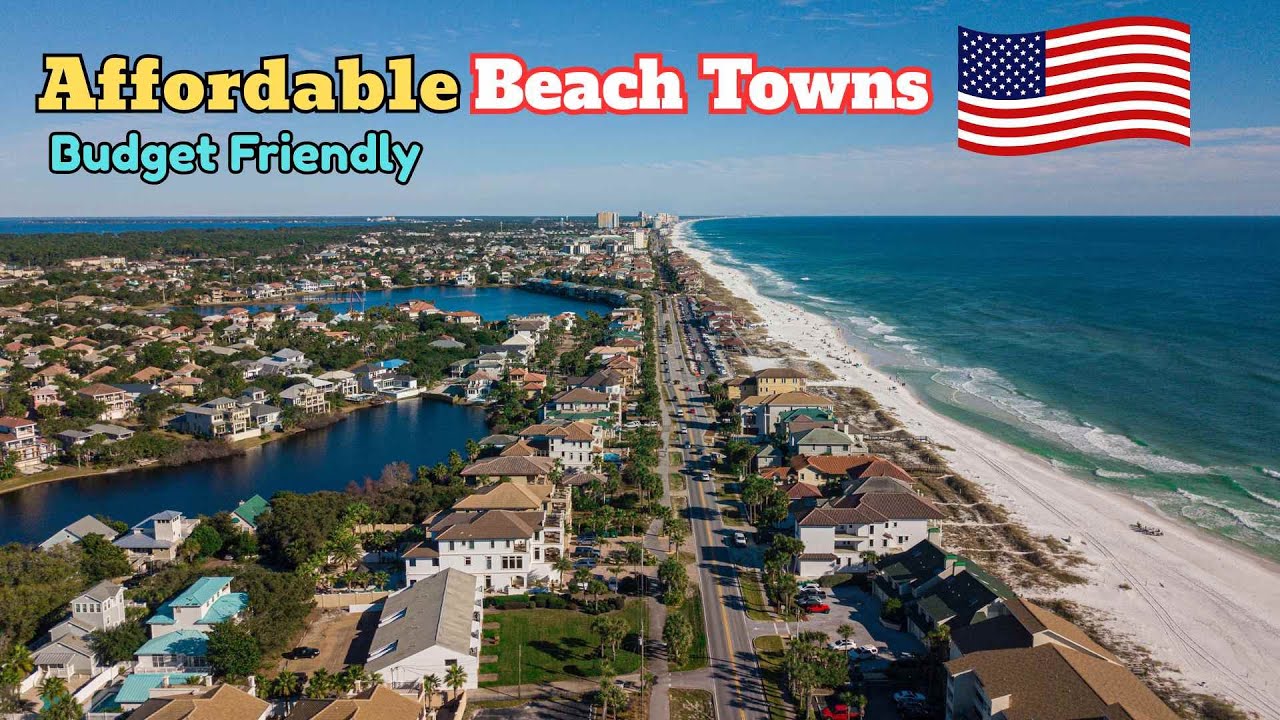 🌊 10 самых доступных пляжных городов в США | Бюджетная жизнь на побережье 🌴