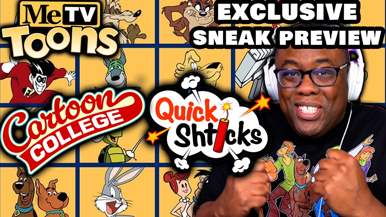 MeTV Toons PREVIEW EXCLUSIVE! Cartoon College & Quick Shticks Sneak Peek World Premiere