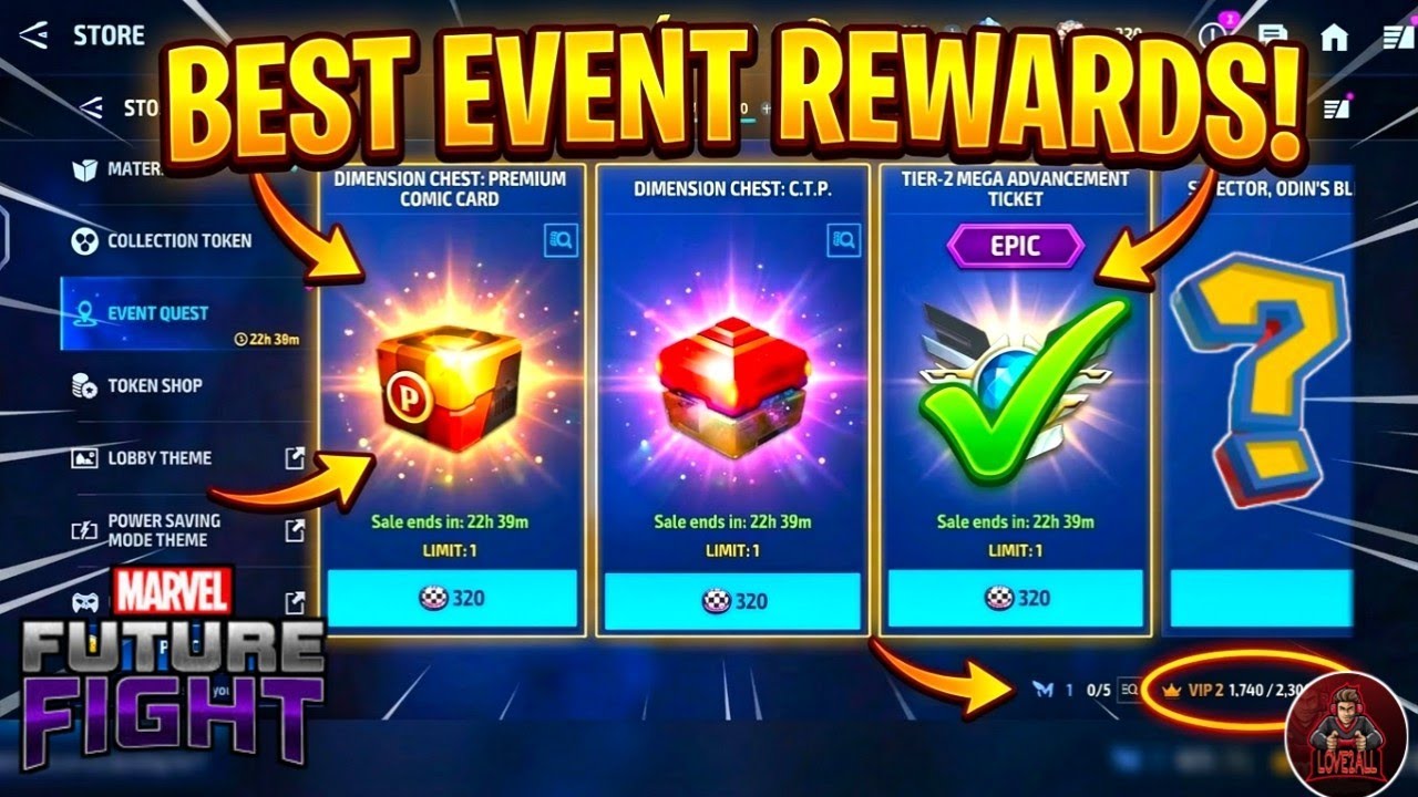 The BEST Event Rewards!! Marvel Future Fight Dimension Chest, C.T.P., Mega Tier-2 Ticket & More 