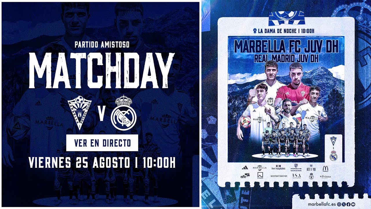 PARTIDO AMISTOSO // Marbella FC JUV DH VS Real Madrid JUV A