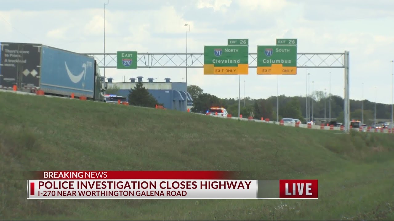 I-270 East in north Columbus shut down after reports of shots fired