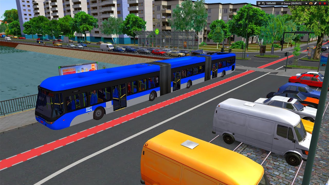 [OMSI 2] Quadbus Brt Biarticulado Linha M1 Mapa: Winesburg 2015 + G27 #OMSI2 #OMSI