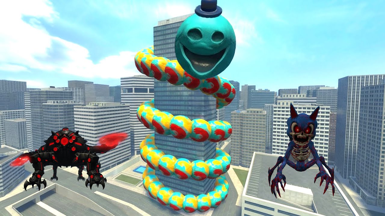 WHAT IF  BECAME HUNGRY DOEY ROBLOX - BIG CITY IN GARRY'S MOD