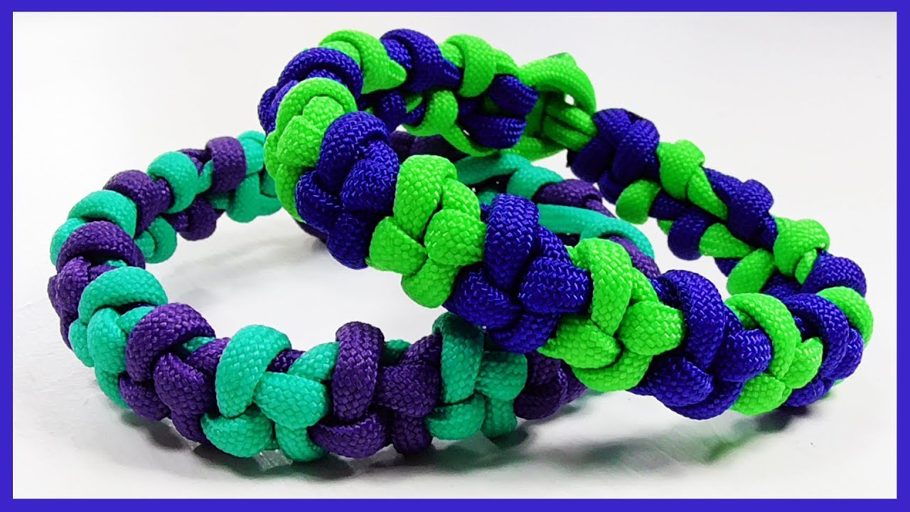 Paracord Bracelet: 2 Color 