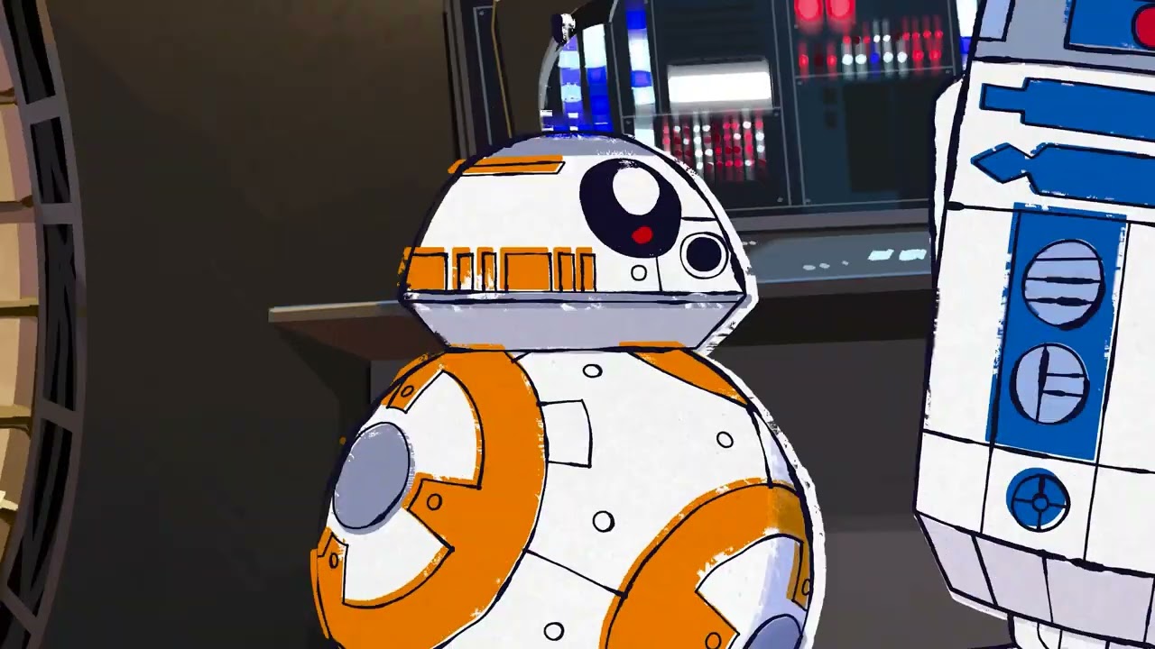 R2-D2 und BB-8. Reys Laserschwert auf freiem Fuß! | Tagebuch eines Droiden | Folge 3