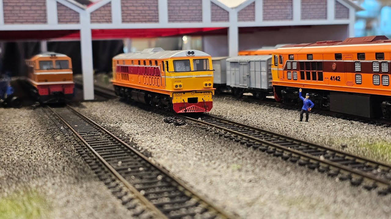 งานรถไฟจำลอง HoและN scale ที่ศูนย์การค้าริเวอร์ไซด์พลาซ่า ชั้น 3 17/1/2569 #รถไฟจำลอง #รถไฟ #srt 