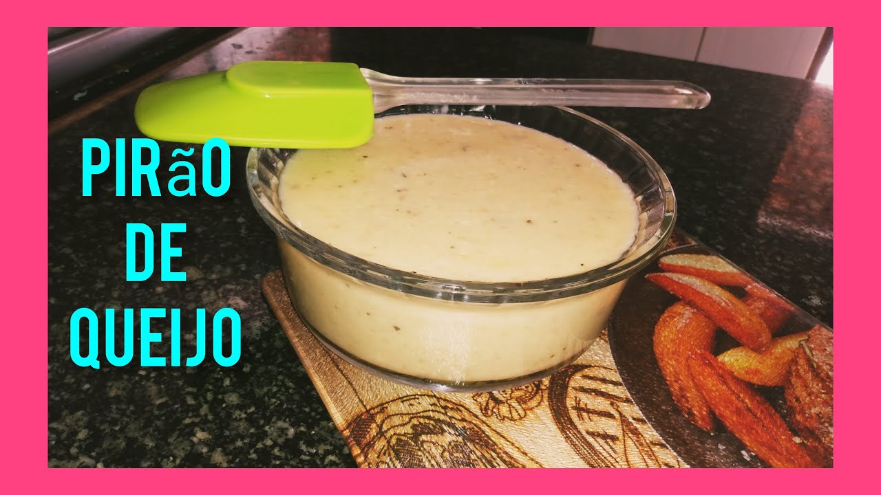 como fazer pirão de queijo em três minutos (perão de queijo coalho, com manteiga de garrafa )