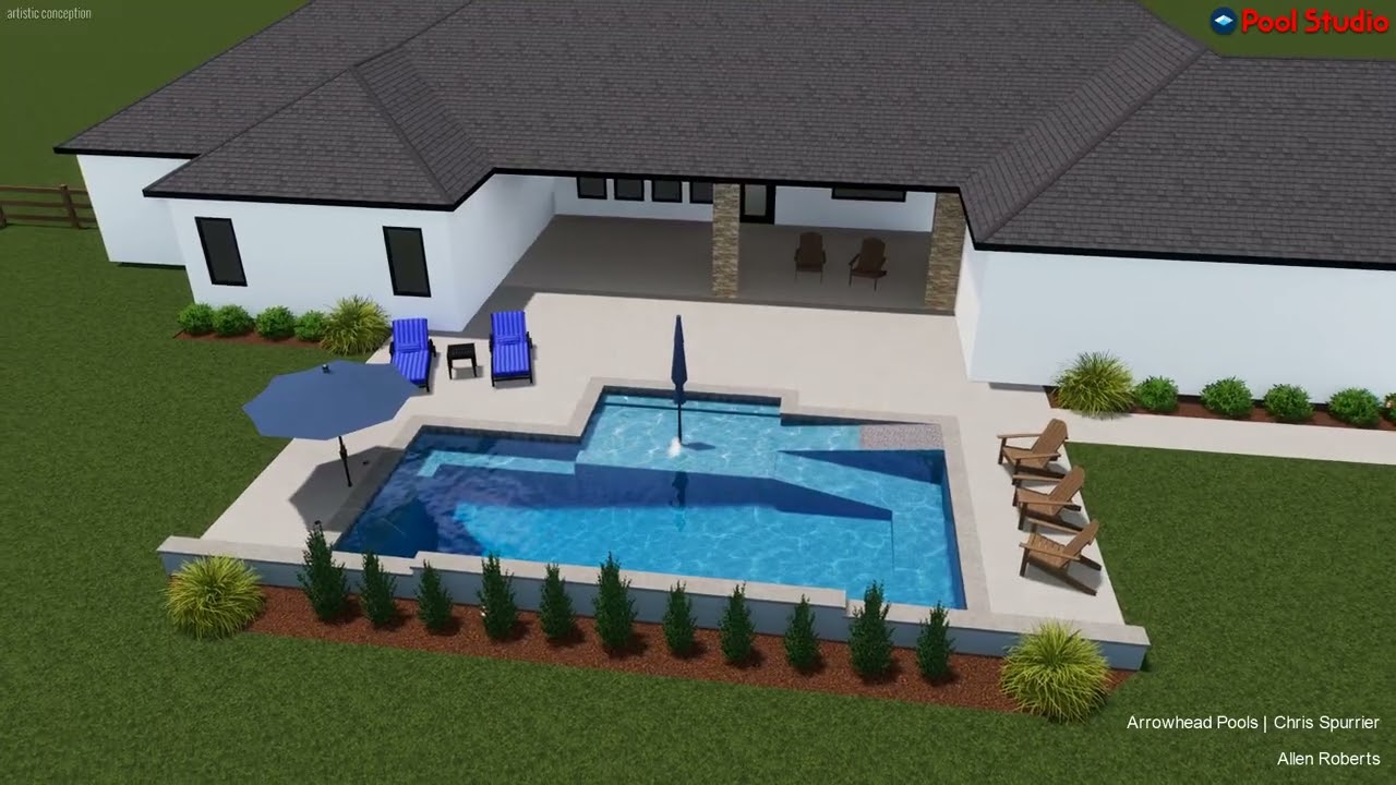 Allen Roberts Pool Design By Arrowhead Pools