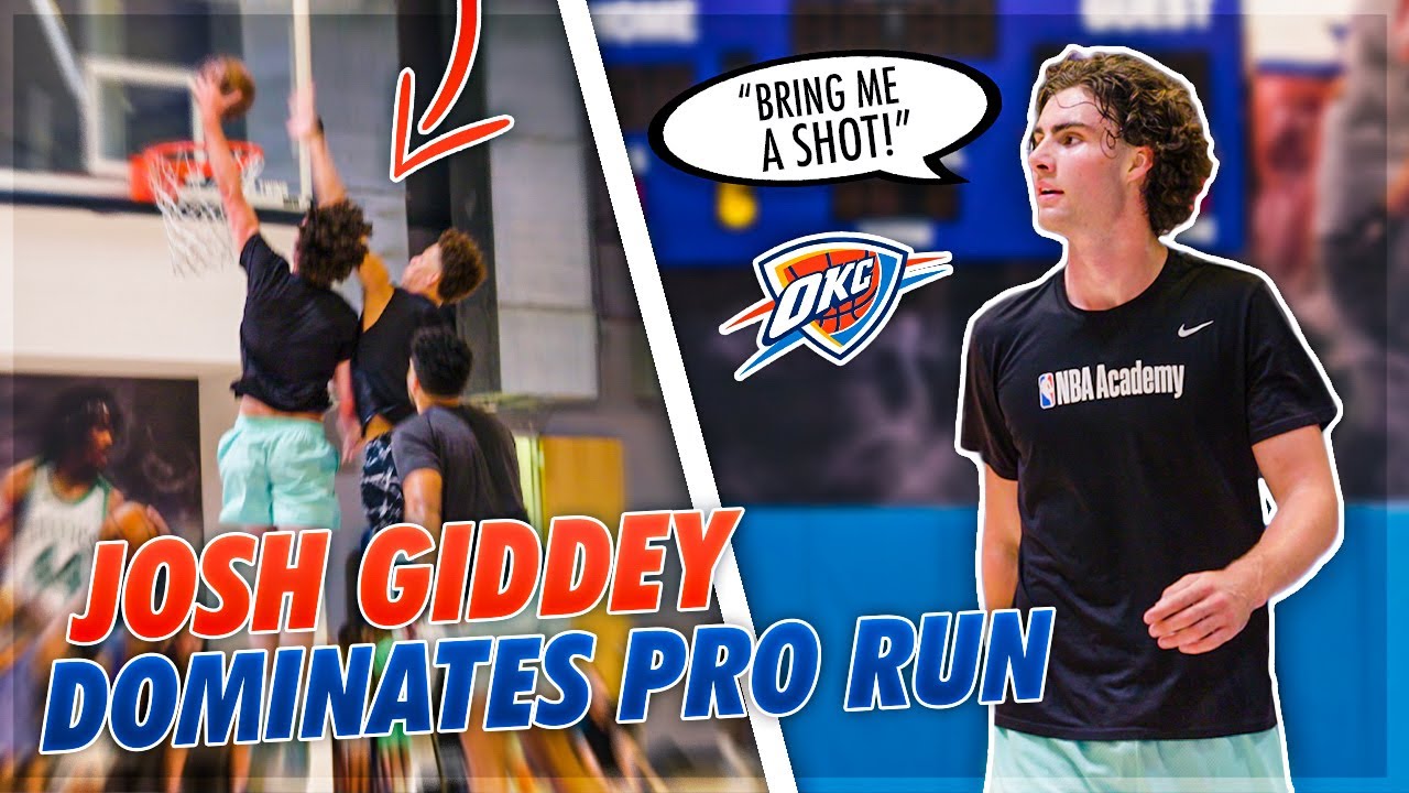 Josh Giddey Dominates Pro Run!! JLawBball Basketball