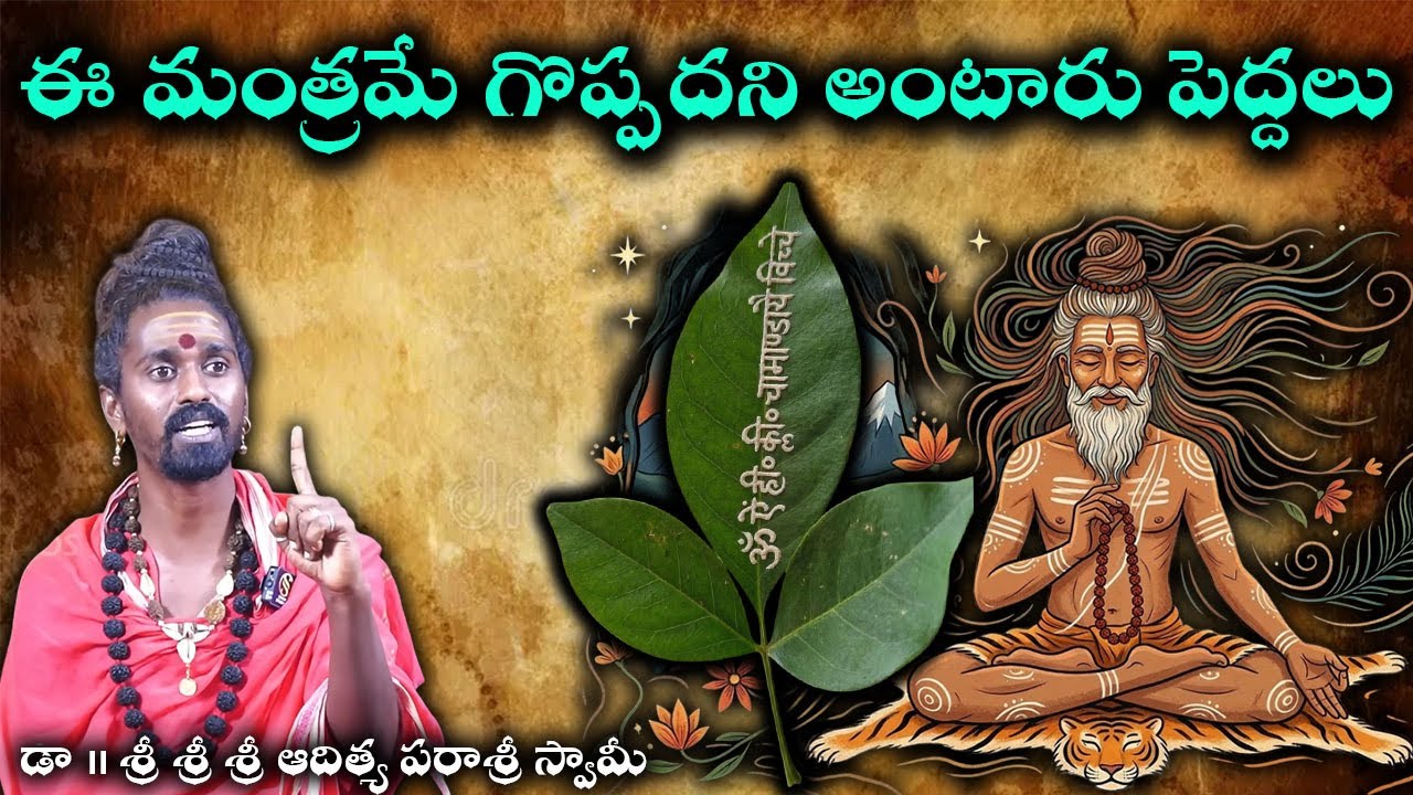 ఈ మంత్రమే గొప్పదని అంటారు పెద్దలు 🚩🙏🚩#hinduisumlezenddrsrisrisriadithyaparasriswamy 