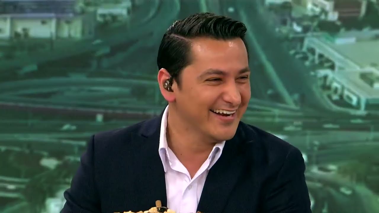 María Julia celebra los dos años de Erik Rocha en Telediario Mediodía