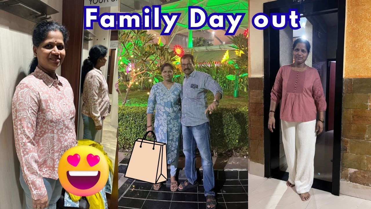 Amma & Daddy na Mall dh first time Shopping 🛍️ || Family Day out❤️ || Tulu Vlog ||