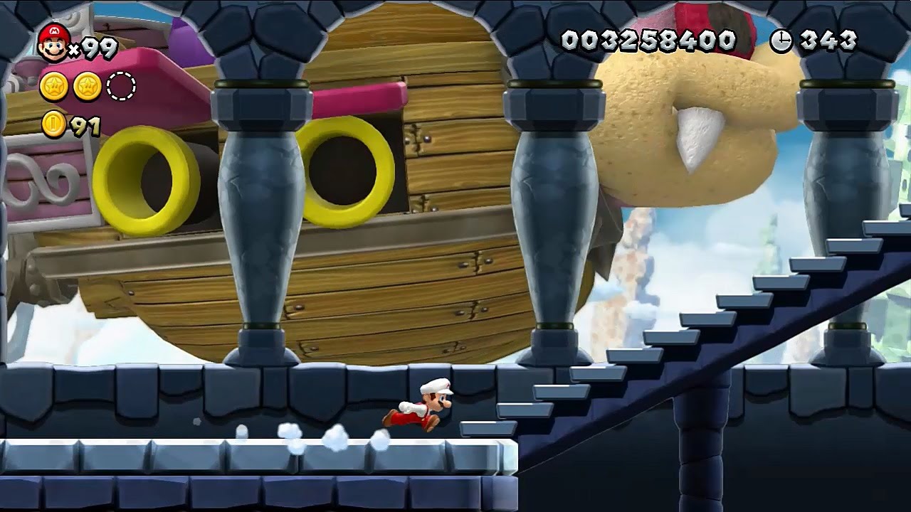 New Super Mario Bros U Walkthrough - Part 6 - World 6 Rock-Candy Mines