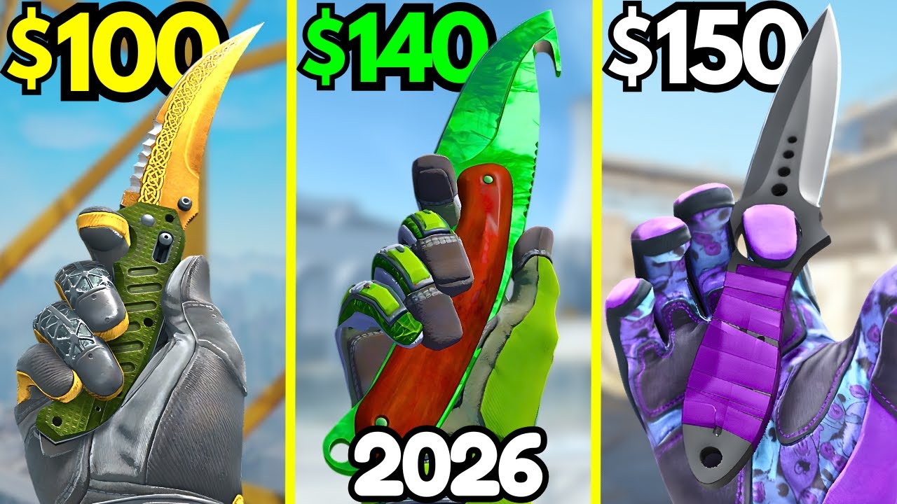 The BEST CHEAP Knives Under $150 in 2026 (CS2 Budget Knife Skins)