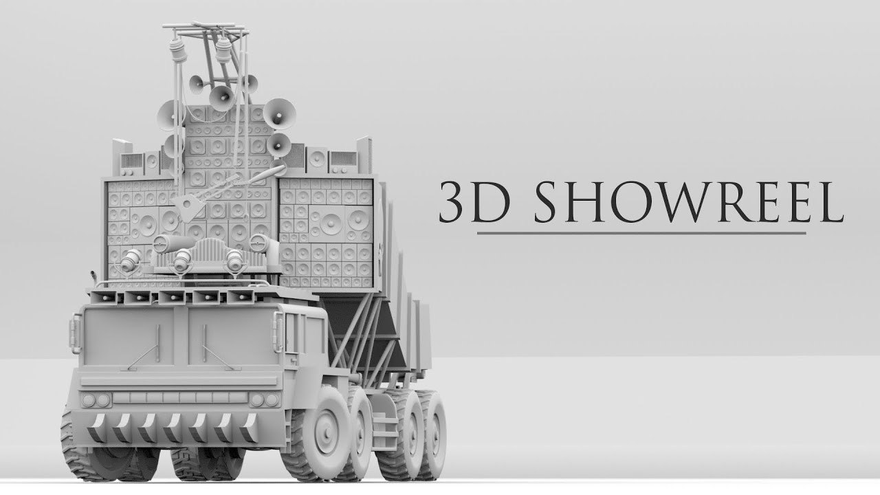 3D Modelling SHOWREEL - Tanmay Panchal (MAAC Andheri)