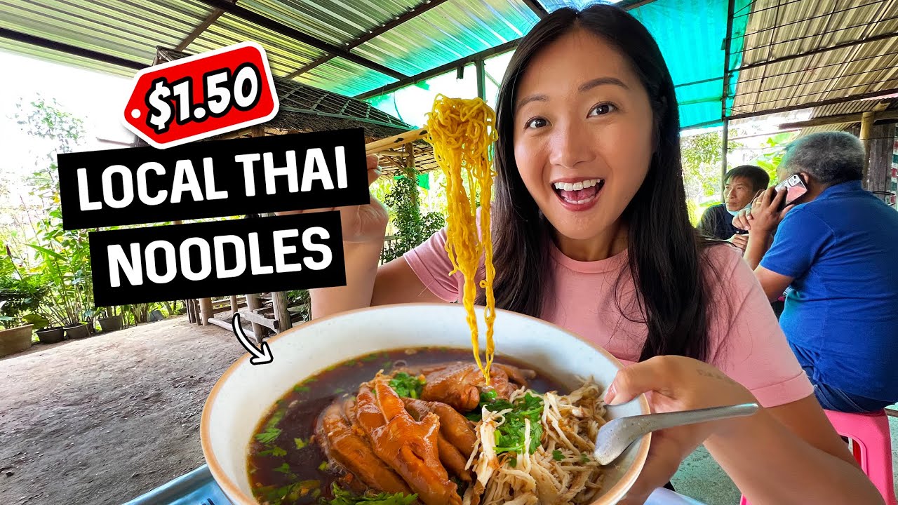 This place sells out everyday! BEST NOODLES in Koh Samui 🇹🇭