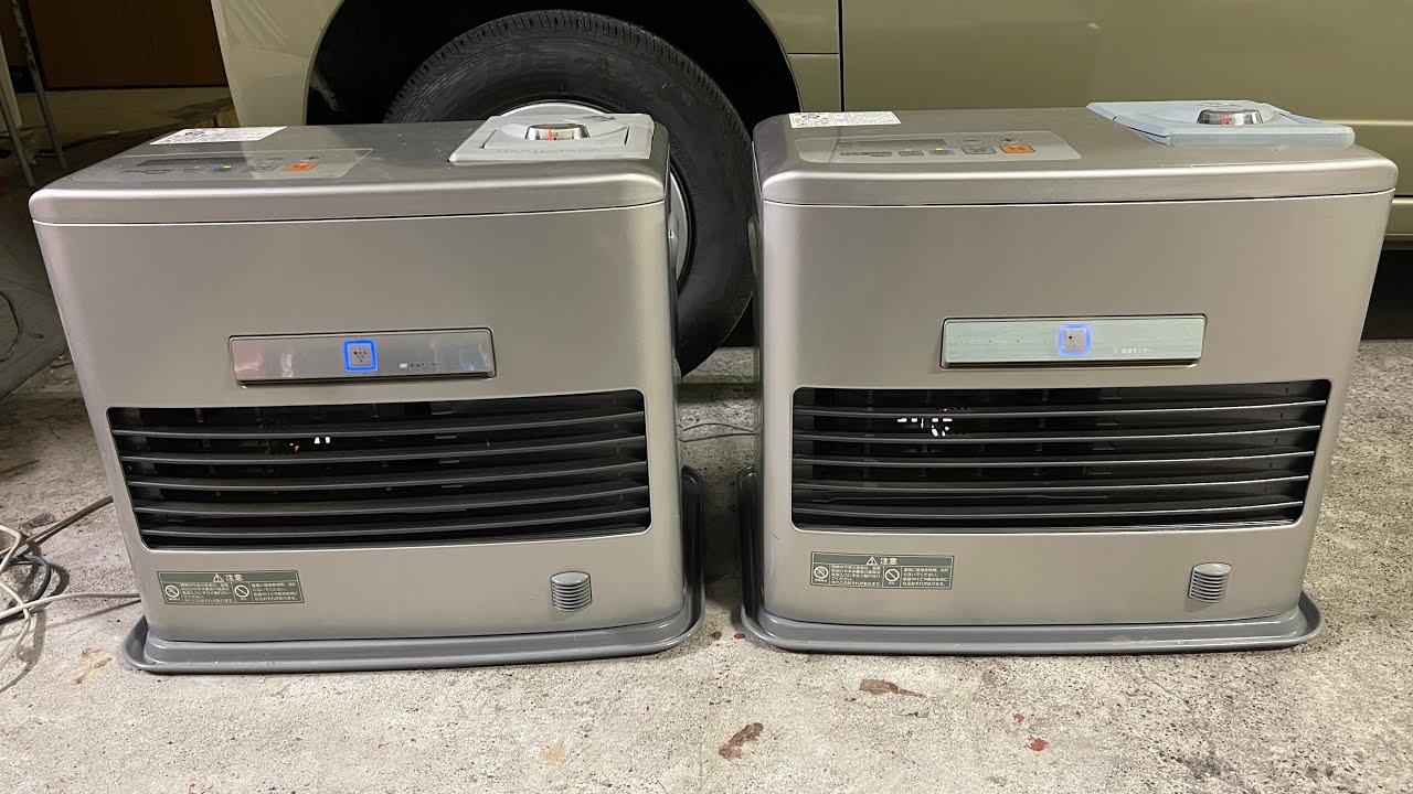 【らくらくタンク】シャープの石油ファンヒーター OK-R58CR・OK-S58CR 点火の様子