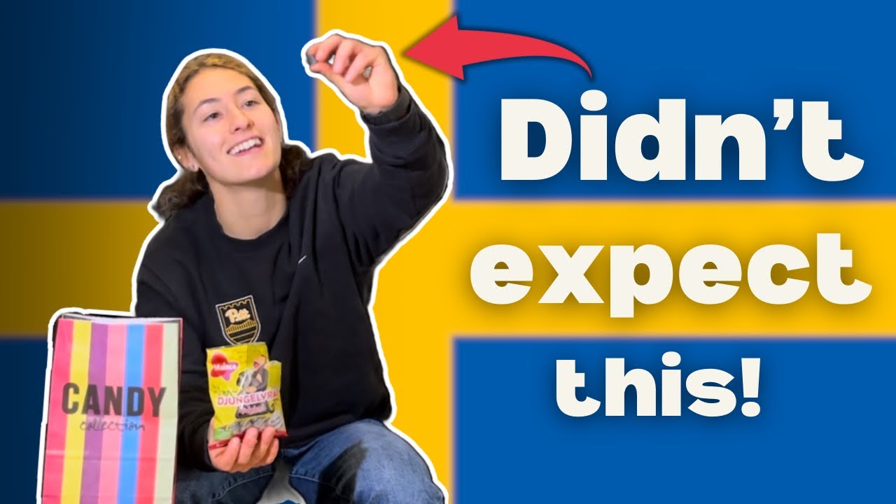 Впервые пробую шведские сладости!