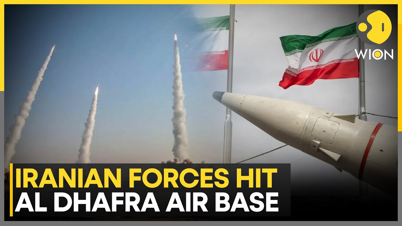 IRGC Launches 53rd Wave: Missiles and Drones Strike Al Dhafra | WION