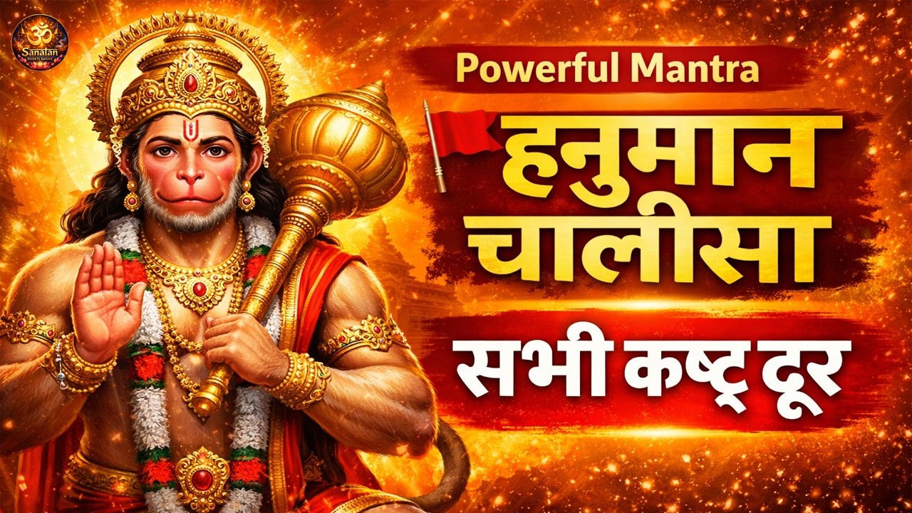 हनुमान चालीसा Full | Hanuman Chalisa with Lyrics | सुनते ही दूर होंगे सभी कष्ट