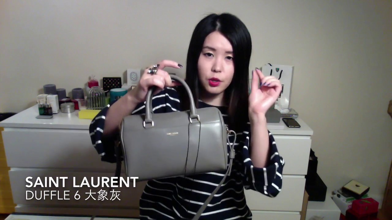 SAINT LAURENT Duffle baby bag review | YSL圣罗兰 波士顿包 分享
