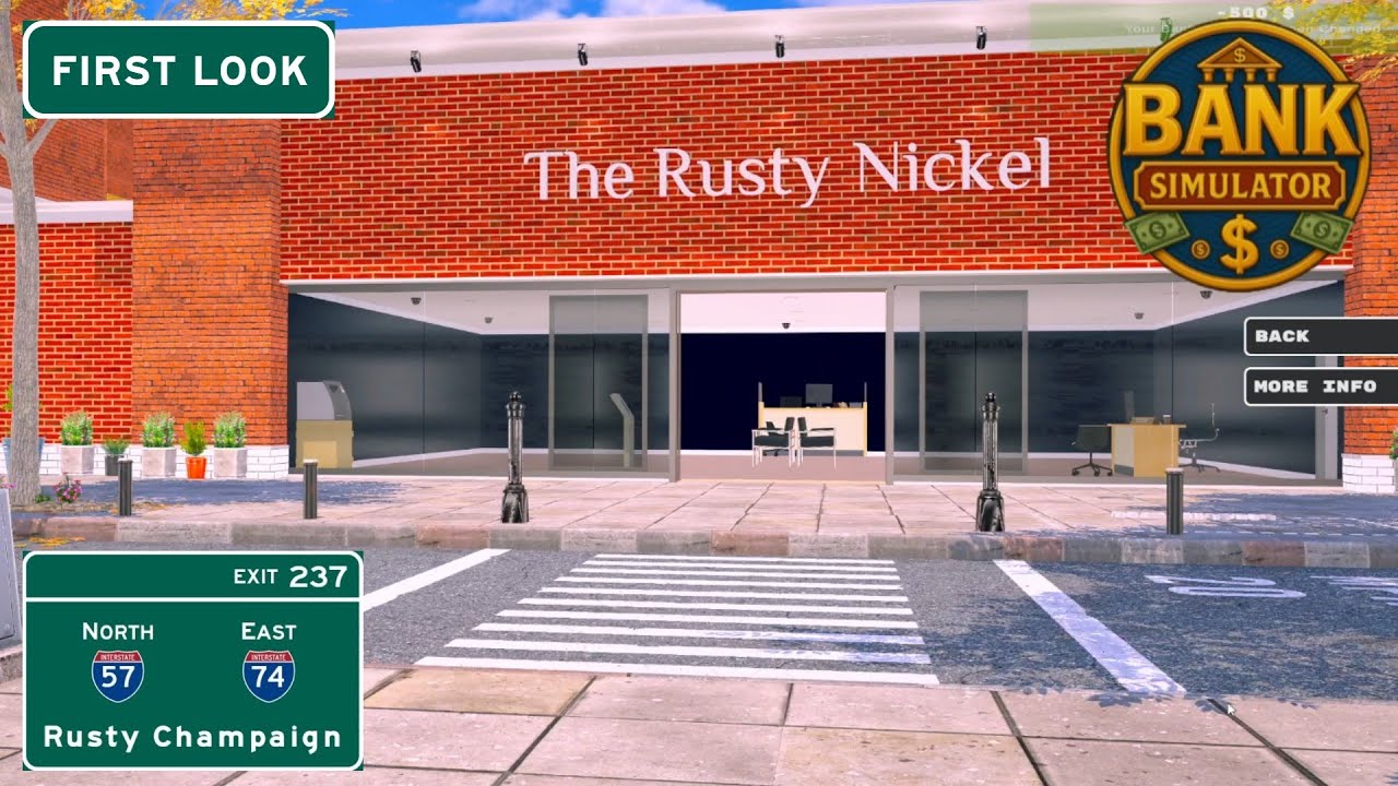 Первый взгляд на Bank Simulator: банк Rusty Nickel открыт! Эпизод 1