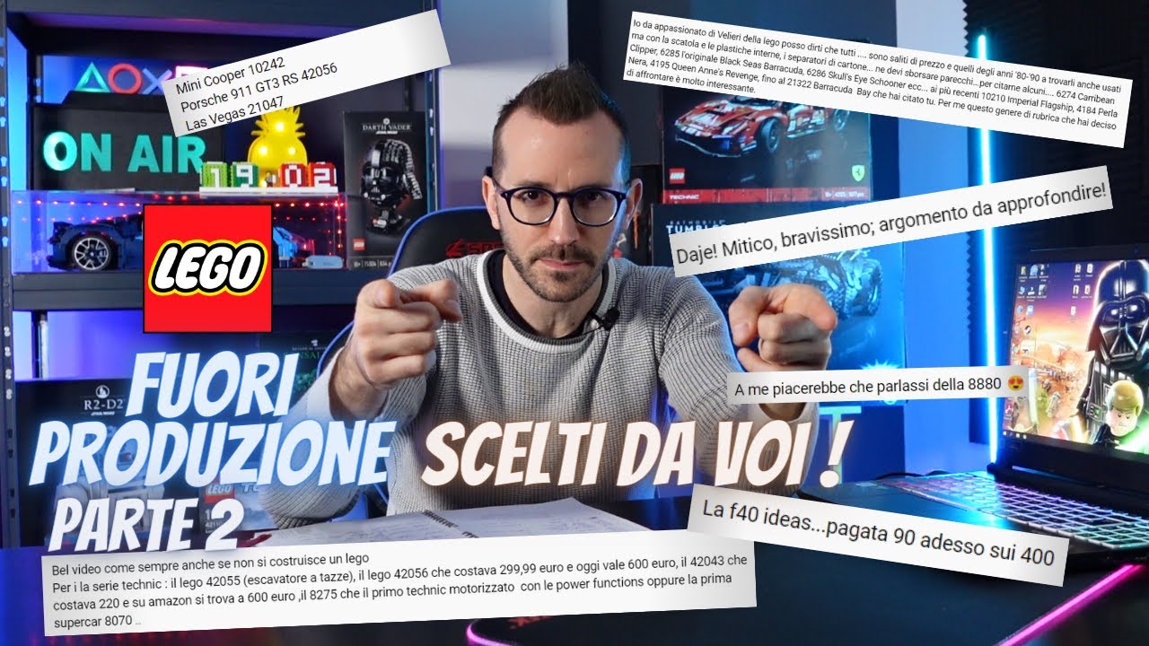 Lego fuori produzione che oggi valgono una Fortuna! $$$ Ma questa volta scelti da VOI!
