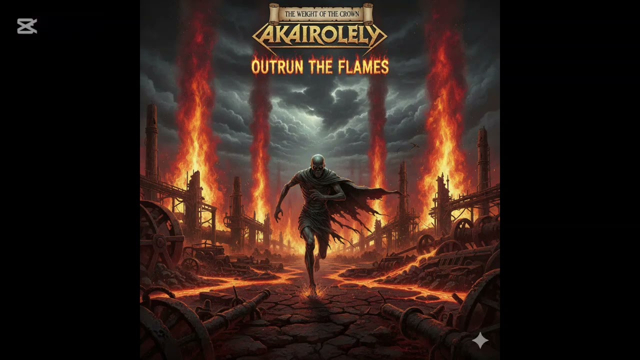 AKAIROLELY - Outrun the Flames (Official Audio) | Thrash Metal 2026