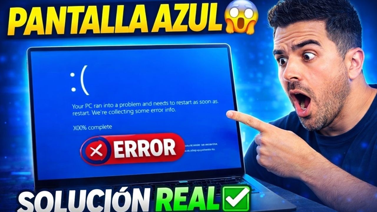😱 Pantalla Azul en Windows 10/11 | SOLUCIÓN REAL Paso a Paso 2026 (NO Formatees) ✅