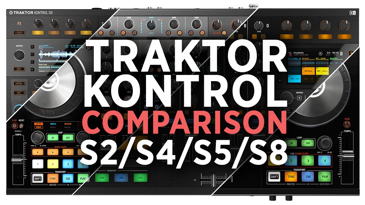 Обзор: сравнение контроллеров Traktor Kontrol S2 / S4 / S5 / S8