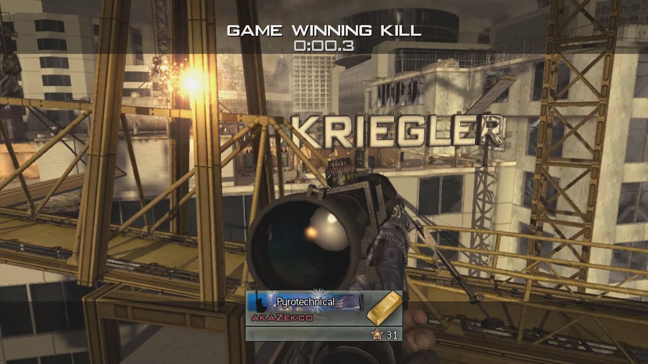 Crane Shot on MW2 Xbox!
