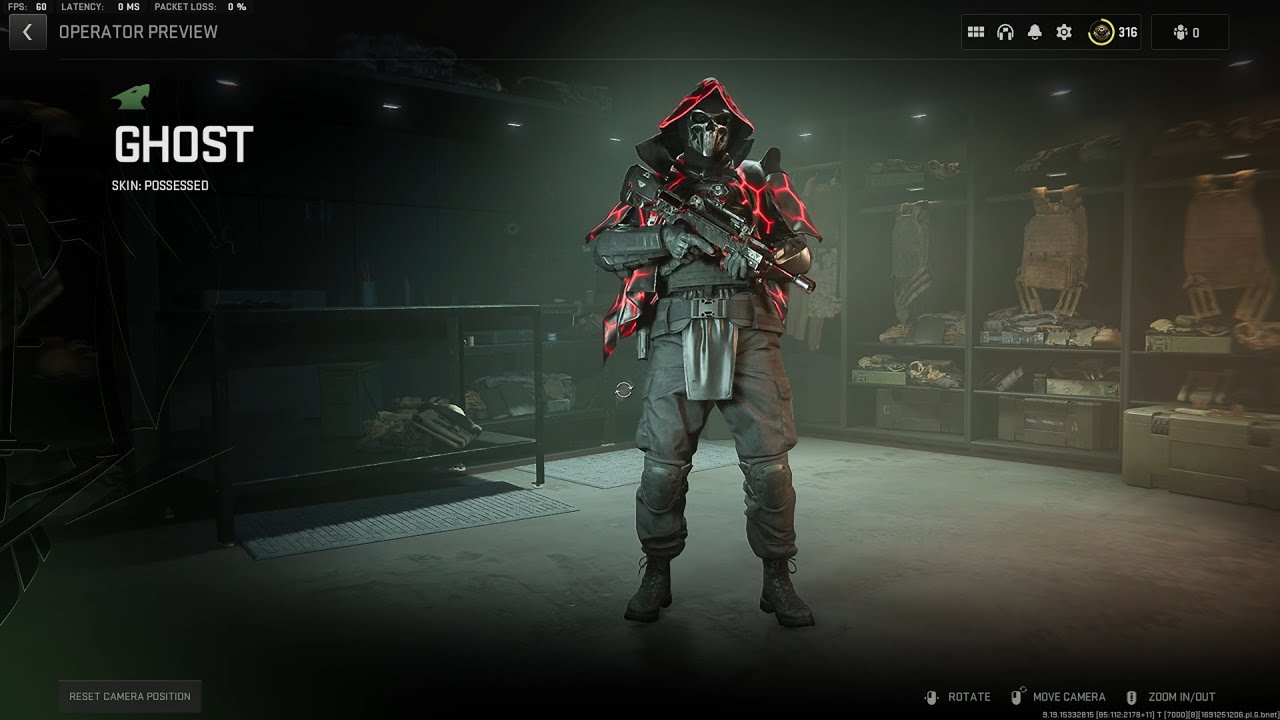 Season 5  [ GHOST ] Tracer Pack Dark Rituals 3 in MW2 + Warzone!